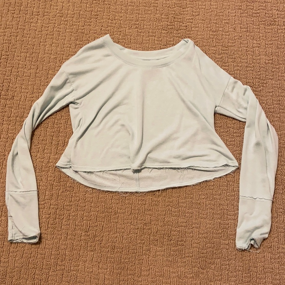 Cropped Sweater Pajama Top
